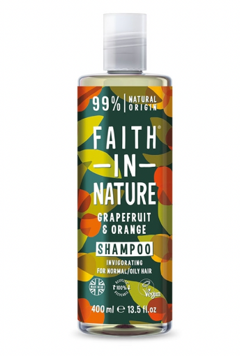 Faith In Nature Doğal İçerikli Tazeleyici Greyfurt & Portakal Şampuan 400 ml resmi