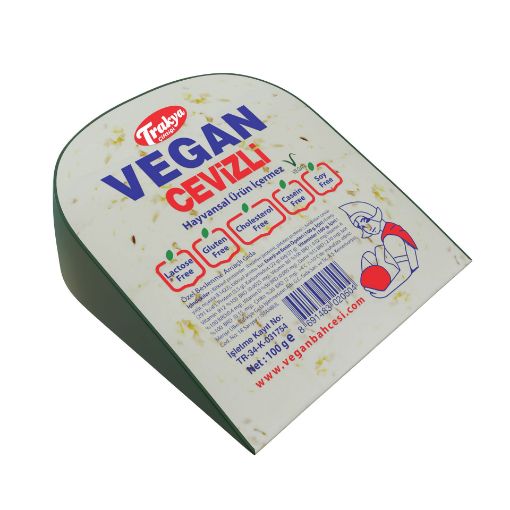 Trakya Çiftliği Vegan Cevizli Peynir imsi Bitkisel Gıda 100g resmi