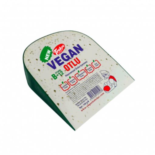 Trakya Çiftliği Vegan Otlu Peynir imsi 100 g (Bitkisel Gıda) resmi