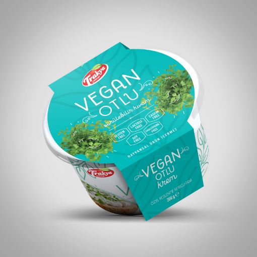 Trakya Çiftliği Vegan Otlu Krem Peynir imsi Bitkisel Gıda 200 g resmi