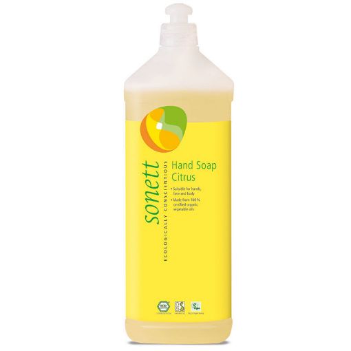 Sonett Limonlu Organik Sıvı El Sabunu Citrus 1L