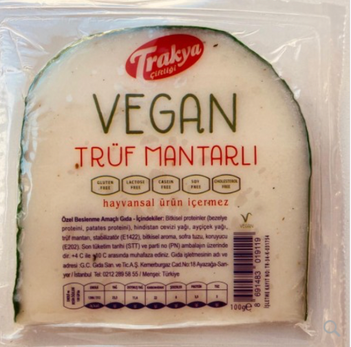 Trakya Çiftliği Trüf Mantarlı Vegan Peynir 100g