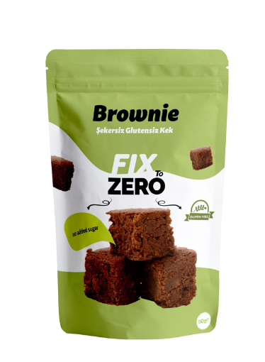 Fix To Zero Glutensiz Vegan Brownie 50g