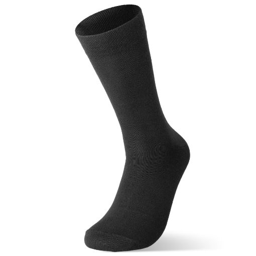 Elchee Wear Kadın Vegan ve Cotton Siyah Çorap 6'lı resmi