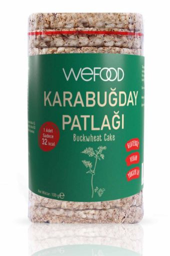 Wefood Glutensiz Karabuğday Patlağı 100g resmi