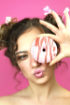 IRSHI - Mystic - Vanilya & Krema Kokulu Donut Şeklinde Banyo Topu -  Bath Bomb resmi