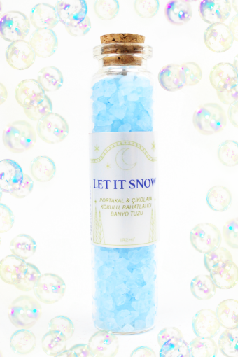 IRSHI - Let It Snow - Portakal & Çikolata Kokulu Rahatlatıcı Banyo Tuzu - Orange & Chocolate Scented Relaxing Bath Salt 30 g  resmi