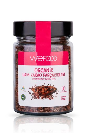 Wefood Organik Ham Kakao Parçacıkları 150 gr (Kakao Nibs) resmi