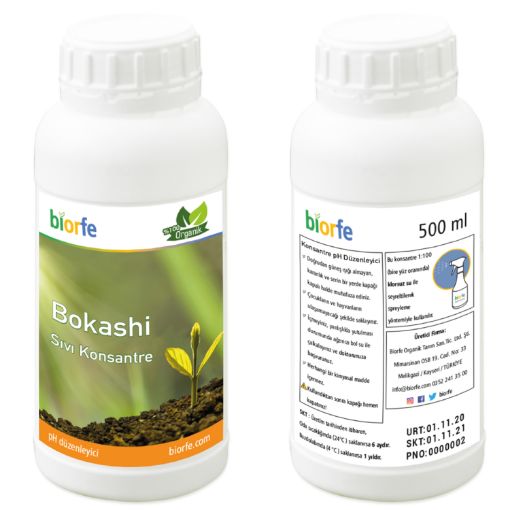 Biorfe Bokashi Sıvı Konsantre 500 ml Ph Düzenleyici – BL500