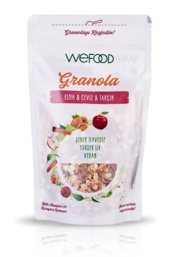 Wefood Granola Elma & Ceviz & Tarçın 250 gr resmi
