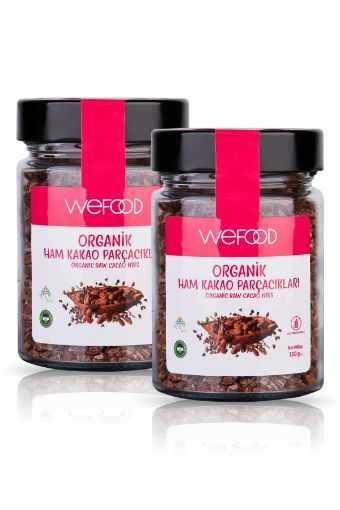 Wefood Organik Ham Kakao Parçacıkları 150 gr 2'li resmi