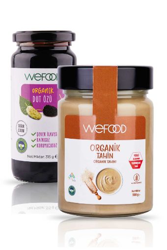 Wefood Organik Tahin 300 gr + Organik Dut Özü 315 gr resmi