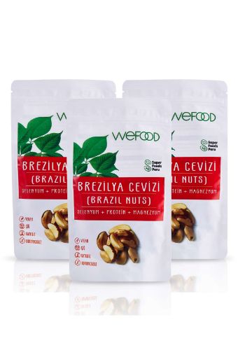 Wefood Brezilya Cevizi 80 gr 3'lü resmi