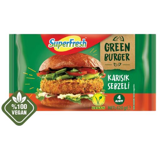 Superfresh Green Burger (4 adet) 420g
