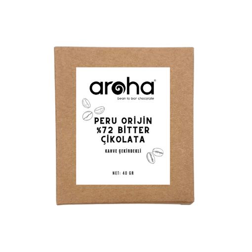 Aroha Peru Orijin %72 Bitter Çikolata 40gr