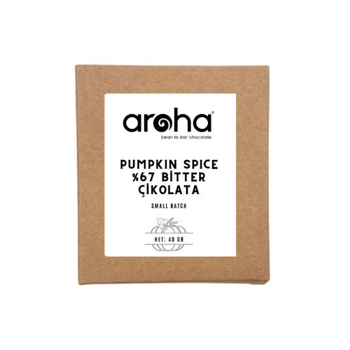 Aroha Pumpkin Spice %67 Bitter Çikolata 40gr