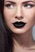 IRSHI - Yarı Mat Siyah Ruj - Semi Matte Black Lipstick - Venom - Vegan & Cruelty-free - 3,3 g resmi