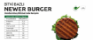 Newer Foods Bitki Bazlı Burger 180g resmi