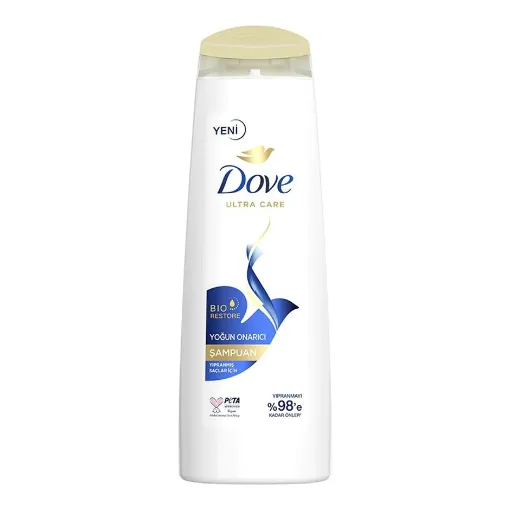 Dove Yoğun Onarıcı Şampuan Yıpranmış Saçlar için 400ml resmi