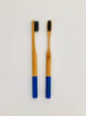 Bambu Diş Fırçası Yetişkin (Mavi) resmi