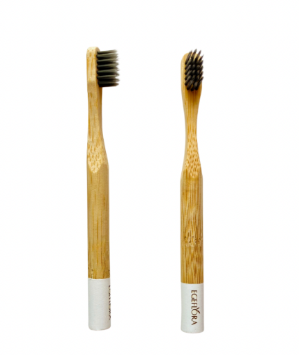 Bambu Diş Fırçası Çocuk (Beyaz) resmi