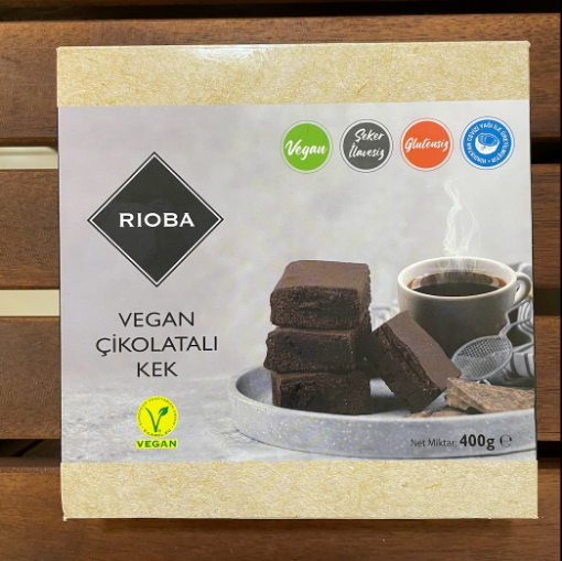 Rioba Vegan Çikolatalı Kek 400g resmi