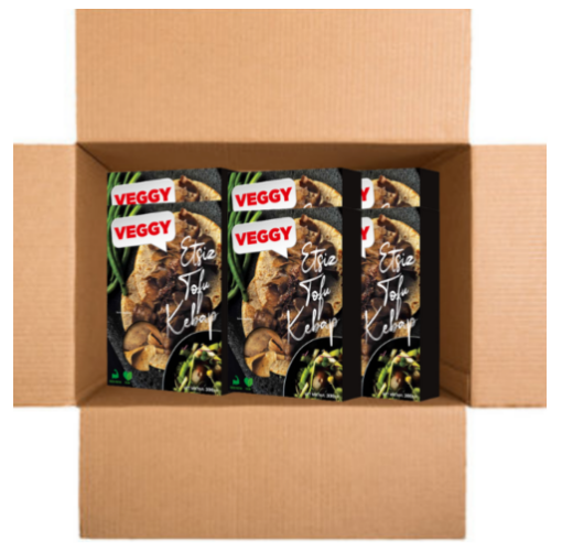 Veggy Etsiz Tofu Kebap 300gr- 12'li Paket resmi