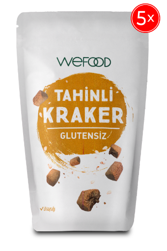 Wefood Tahinli Kraker 40 gr 5'li resmi
