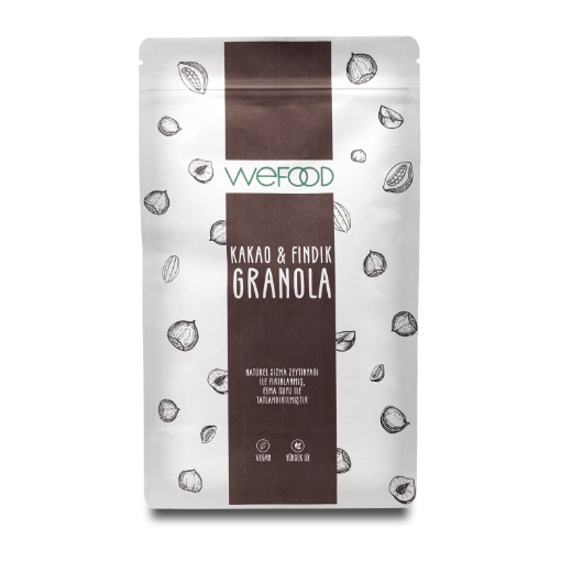 Wefood Kakao & Fındık Granola 250 gr resmi