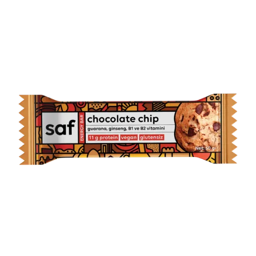 Saf - Chocolate Chip Energy  Bar 50 gr
