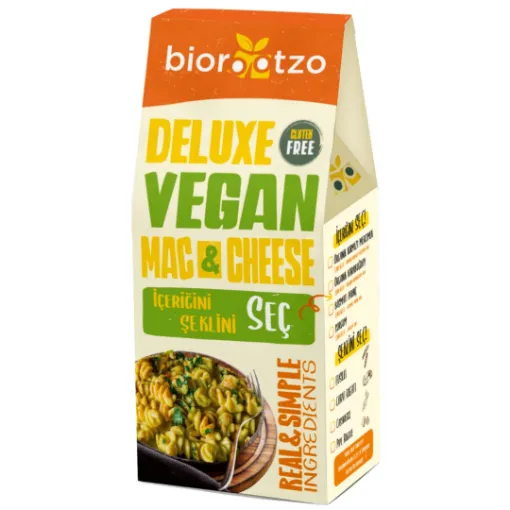 Biorootzo Glutensiz Deluxe Vegan Mac & Cheese 145g