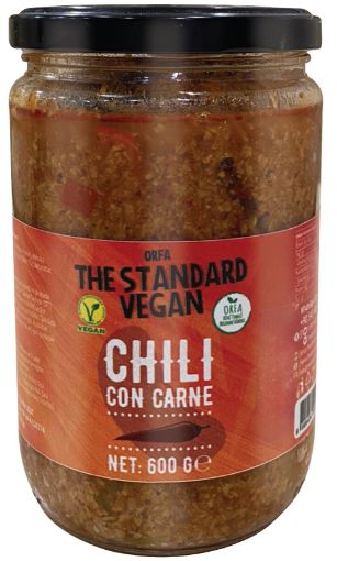 Orfa The Standard Vegan Chili Sin Carne (Acılı) 600g resmi
