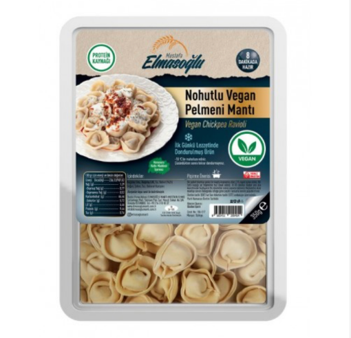 Elmasoğlu Nohutlu Vegan Pelmeni Mantı 350g resmi