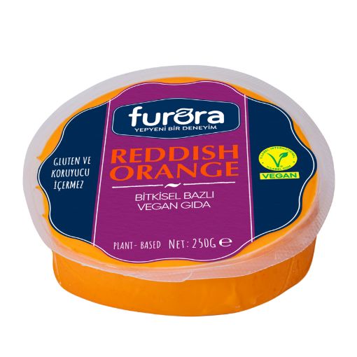 Furora Vegan Cheddar Peyniri Blok 250g resmi