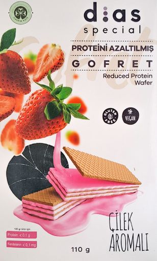 Dias Special Çilekli Vegan Gofret 110gr