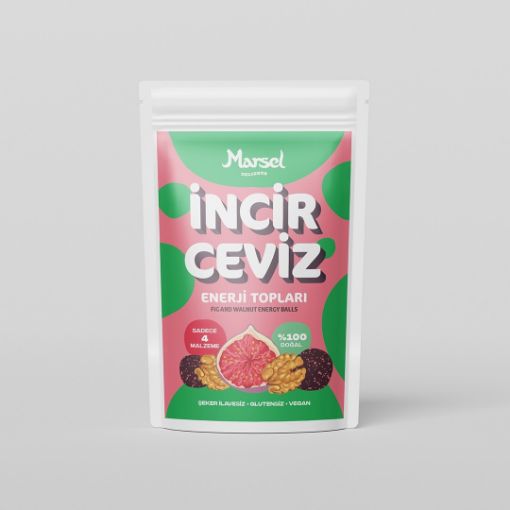 Marsel Delights İncir & Ceviz Enerji Topları 72g resmi