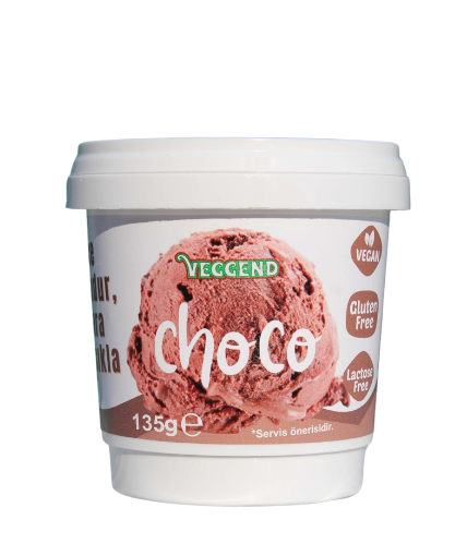 Veggend Çikolatalı Dondurulabilir Tatlı (135g) resmi