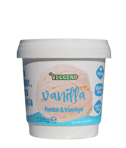 Veggend Vanilyalı Dondurulabilir Tatlı 110g resmi