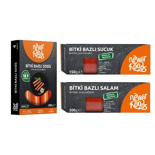 3'lü Newer Foods Bitkisel Şarküteri Paketi