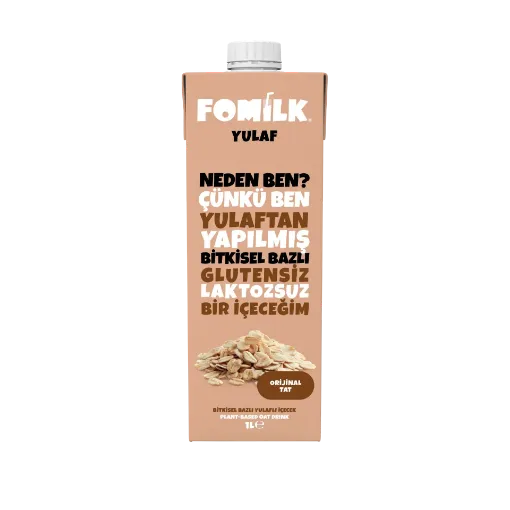 Fomilk Glutensiz Yulaf Sütü 1L resmi