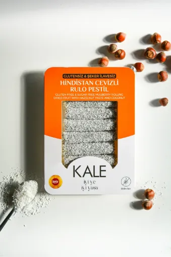 Kale Hindistan Cevizli Rulo Pestil Glutensiz & Rafine Şeker İlavesiz 230g resmi