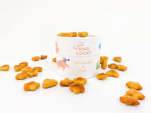 Kind Cooky Bal Kabaklı ve Muzlu Eğitim Kurabiyesi 100g resmi