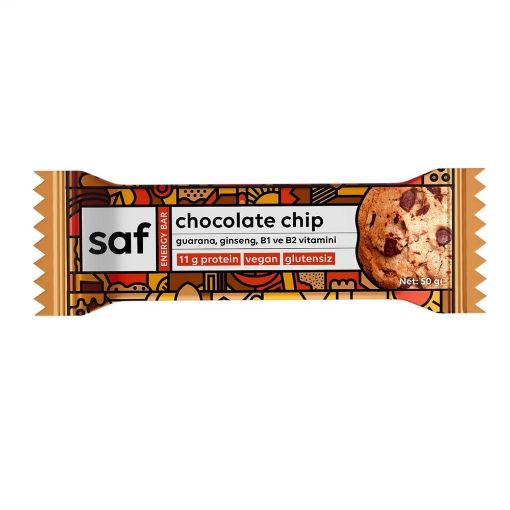 Saf - Chocolate Chip Energy Bar 50g resmi
