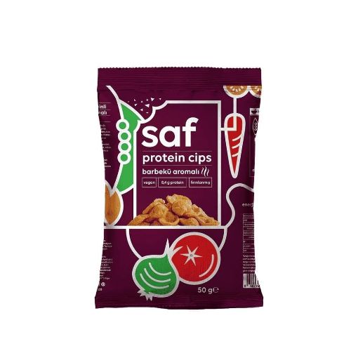 Saf Barbekü Aromalı Protein Cips 50g resmi