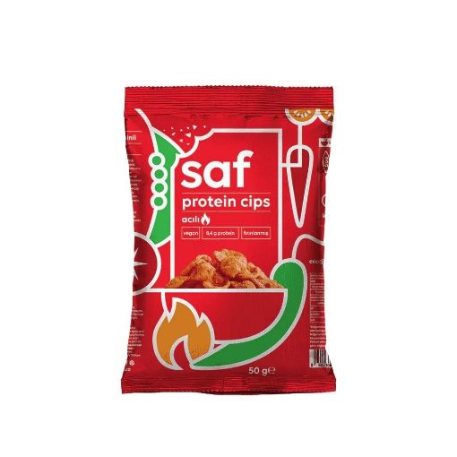 Saf Acılı Protein Cips 50g resmi