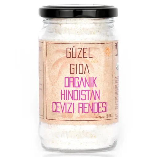 Güzel Gıda Organik Hindistan Cevizi Rendesi 110g resmi