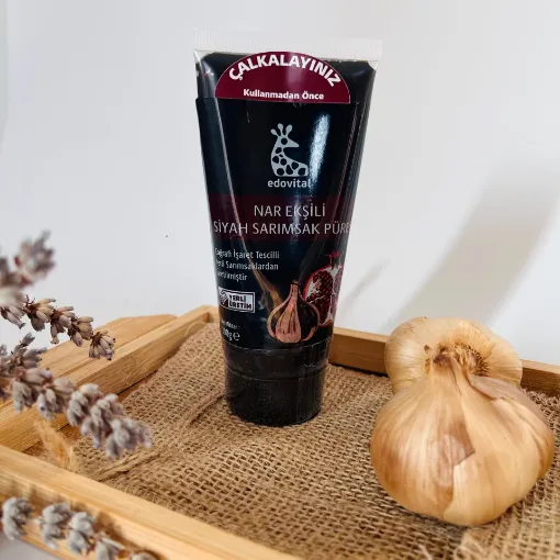 Edovital Nar Ekşili Siyah Sarımsak Püre 100g (Tüp) resmi