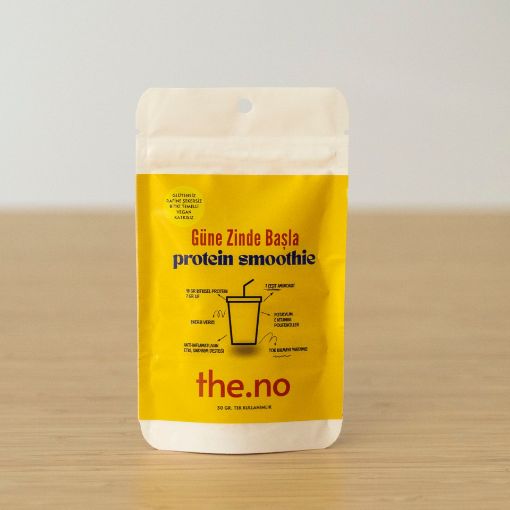 Theno Güne Zinde Başla Toz Smoothie Karışımı (Zencefilli, Muzlu ve Tarçınlı) 7x30g resmi