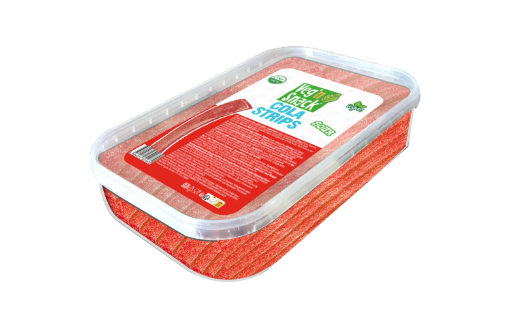 Veg'n Snack Cola Sour Strips - Kola Aromalı Yumuşak Şeker Çubukları -Küvette 200g resmi