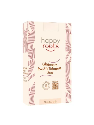 Happy Roots Glutensiz Keten Tohumu Unu 200g resmi